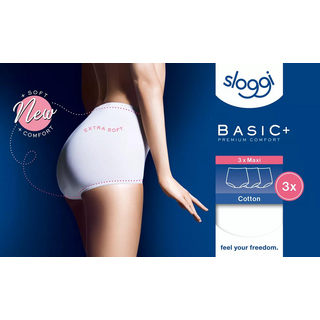 sloggi Basic+ Maxi 3P WEISS 40