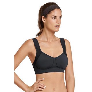 Schiesser Damen Bra, Vario BH Active  schwarz 75C