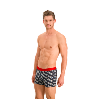 LEVIS 2 HORSE PULL BOXER BRIEF 2P black / red 792 S