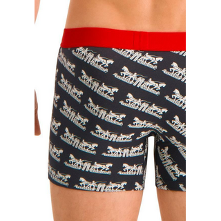 LEVIS 2 HORSE PULL BOXER BRIEF 2P black / red 792 S