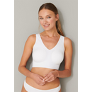 Schiesser Damen Bustier mit Pads Invisible Soft  weiss 42/XL