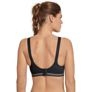 Schiesser Damen Bra, High Impact BH Active schwarz 70A