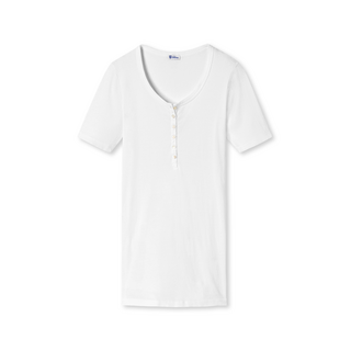 Schiesser Damen Henley 1/2 - Berta Berta Weiss