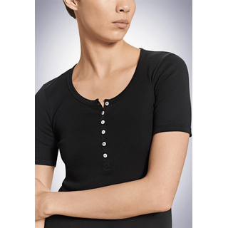 Schiesser Damen Henley 1/2 - Berta Berta Weiss