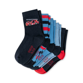 Schiesser Kleinkinder Jungen 5 Pack Kindersocken Feuerwehr