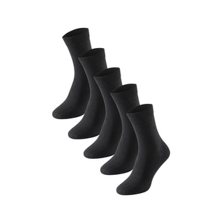 Schiesser Damen 5 Pack Damensocken Multipack Cotton  schwarz 35/38