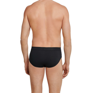 Schiesser Herren Midi-Slip Eingriff Long Life Rib schwarz 5/M