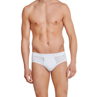 Schiesser Herren Midi-Slip Eingriff Long Life Rib weiss 5/M