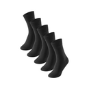 Schiesser Herren 5 Pack Herrensocken  schwarz 43/46