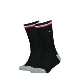 TH KIDS ICONIC SPORTS SOCK 2P Black 35/38