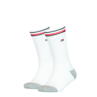 TH KIDS ICONIC SPORTS SOCK 2P White 27/30