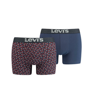 LEVIS MEN SNAKE CORD AOP BOXER BRIEF 2P Bordeaux S