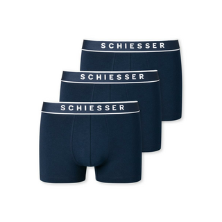 Schiesser Herren 3PACK Shorts 95/5 Schwarz