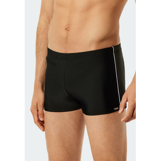 Schiesser Herren  Badehose Komfort mit Bein Basic Casual schwarz 5/M