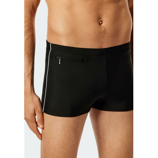 Schiesser Herren  Badehose Komfort mit Bein Basic Casual schwarz 5/M