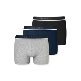 Schiesser Herren 3PACK Shorts 95/5 sortiert 4 7/XL