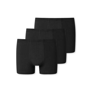 Schiesser Herren 3PACK Shorts 95/5 Essentials schwarz 6/L