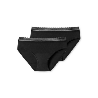 Schiesser Damen 2PACK Periodenslip Secret Care schwarz 34/36