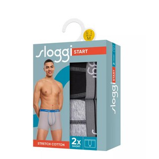 sloggi men Start Short C2P box GRAU 8