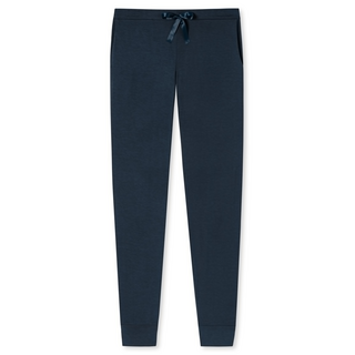 Schiesser Damen Hose lang Mix & Relax blau 34/XS