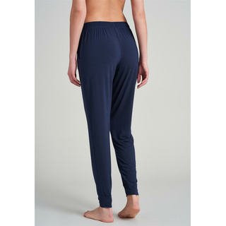 Schiesser Damen Hose lang Mix & Relax blau 34/XS