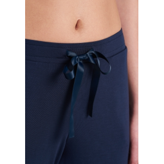 Schiesser Damen Hose lang Mix & Relax blau 34/XS