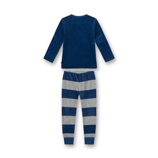 Sanetta Jungen Nicki Schlafanzug Pyjama long ensign blue 092