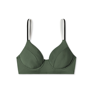 Schiesser Damen Bgel Bikini Top  khaki S