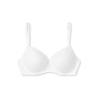 Schiesser Damen Bgel-BH mit Schale Pure Cotton weiss 75B