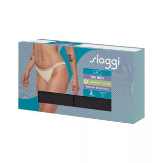 sloggi sloggi GO Ribbed Tanga C2P SCHWARZ 00XL