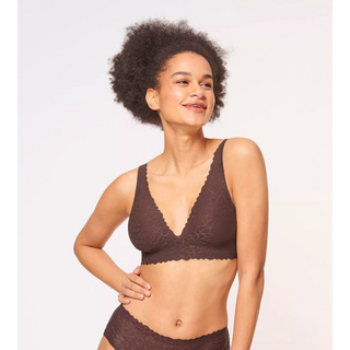 sloggi Zero Feel Lace 2.0 Top EBONY BROWN XS