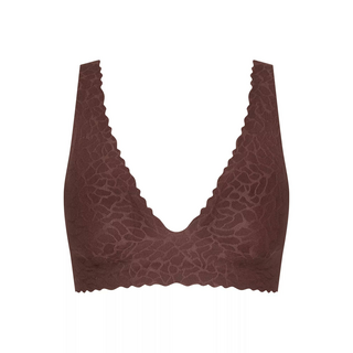 sloggi Zero Feel Lace 2.0 Top EBONY BROWN XS