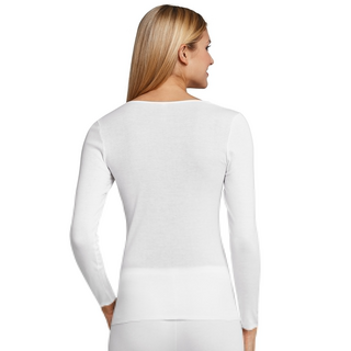 Schiesser Damen Spenzer 1/1 Arm Luxury  weiss 38/M