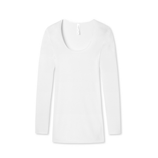 Schiesser Damen Spenzer 1/1 Arm Luxury  weiss 46/3XL