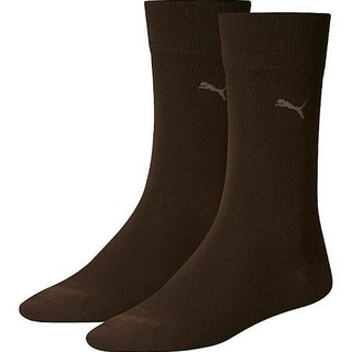 PUMA CLASSIC Casual Socks 2er Pack dunkel braun 47-49