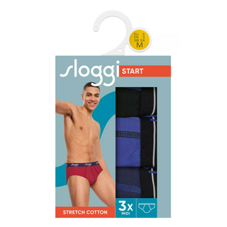 sloggi men Start Midi C3P box MULTIPLE COLOURS 5 7