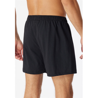 Schiesser Herren Boxershorts Cotton Casual Schwar schwarz 4