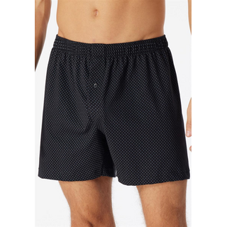 Schiesser Herren Boxershorts Cotton Casual Schwar schwarz 4