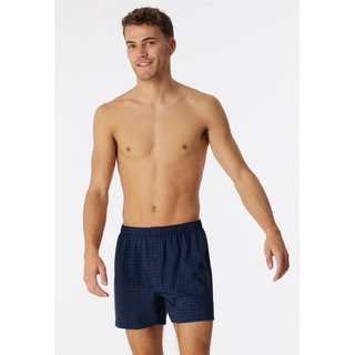 Schiesser Herren Boxershorts Cotton Casual Dunkel dunkelblau 8