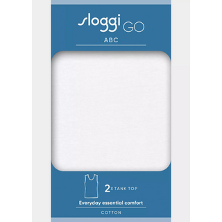 sloggi men GO ABC 2.0 Tank Top 2P WEISS XS