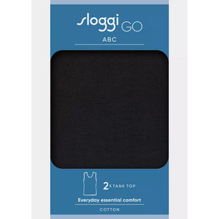 sloggi men GO ABC 2.0 Tank Top 2P SCHWARZ XS