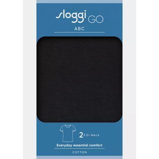 sloggi men GO ABC 2.0 O-Neck 2P SCHWARZ S