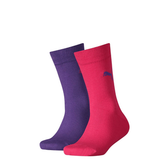 PUMA Easy Rider JR Kinder Socken 2er Pack pink/purple 39-42