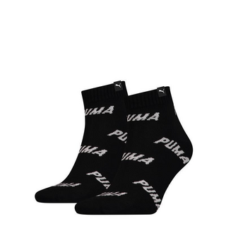 PUMA QUARTER ALL OVER  LOGO 2P UNISEX black / white 213 35-38