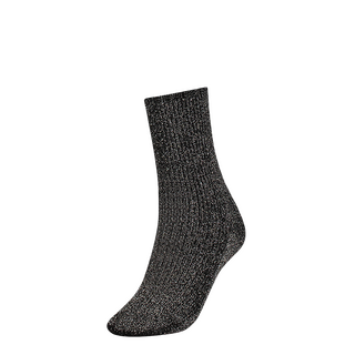 TH WOMEN GLITTER SOCK 1P black 35/38