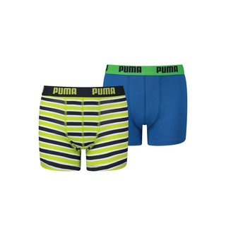 PUMA BASIC BOXER PRINTED STRIPE 2P Children green combo(164) 128