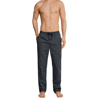 Schiesser Herren Hose lang Mix + Relax  dunkelblau 48/S