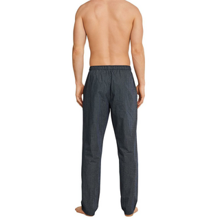 Schiesser Herren Hose lang Mix + Relax  dunkelblau 48/S