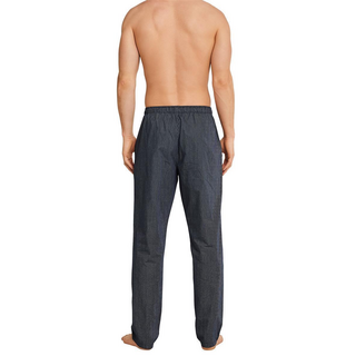 Schiesser Herren Hose lang Mix + Relax  dunkelblau 50/M